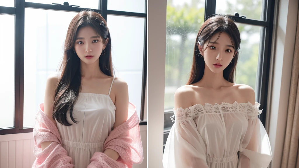 baggy clothes、show me your shoulders、see through 홀터넥이 부러진 가운을 입는 방법、Decorated with intricate patterns and bright colors、Transparent material that makes your skin shine、wet 얇은 천과 transparent skin로 가운을 입은 매혹적인 여성의 예술적 묘사, 꽃무늬와 환상적인 패턴이 흐르는 듯한 실크같은 전통 see through 스킨。she의 드레스는 she의 곡선을 우아하게 감싸줍니다..、she의 매력적인 실루엣을 강조합니다..。she&#39;A night of soft fireworks、dynamic pose、sexy 포즈、Take in the soft moonlight。scene、Added mystery and sensuality、It gives off a dreamy atmosphere..。The image style is、It is a mixture of watercolor and digital illustration techniques..、It gives you a feeling of delicate beauty and charm....。Soft moonlight lighting、she의 매혹적인 얼굴에 부드러운 하이라이트와 그림자를 드리워보세요.。dynamic pose、bold pose、the hand is somewhere、see through、show through、sexy、wet hair、wet、cherry아래 꽃잎、Cherry Blossom、cherry、sakura blizzard、buried、transparent skin、wet clothes、pulling the chest、translucent clothes、sleep、
