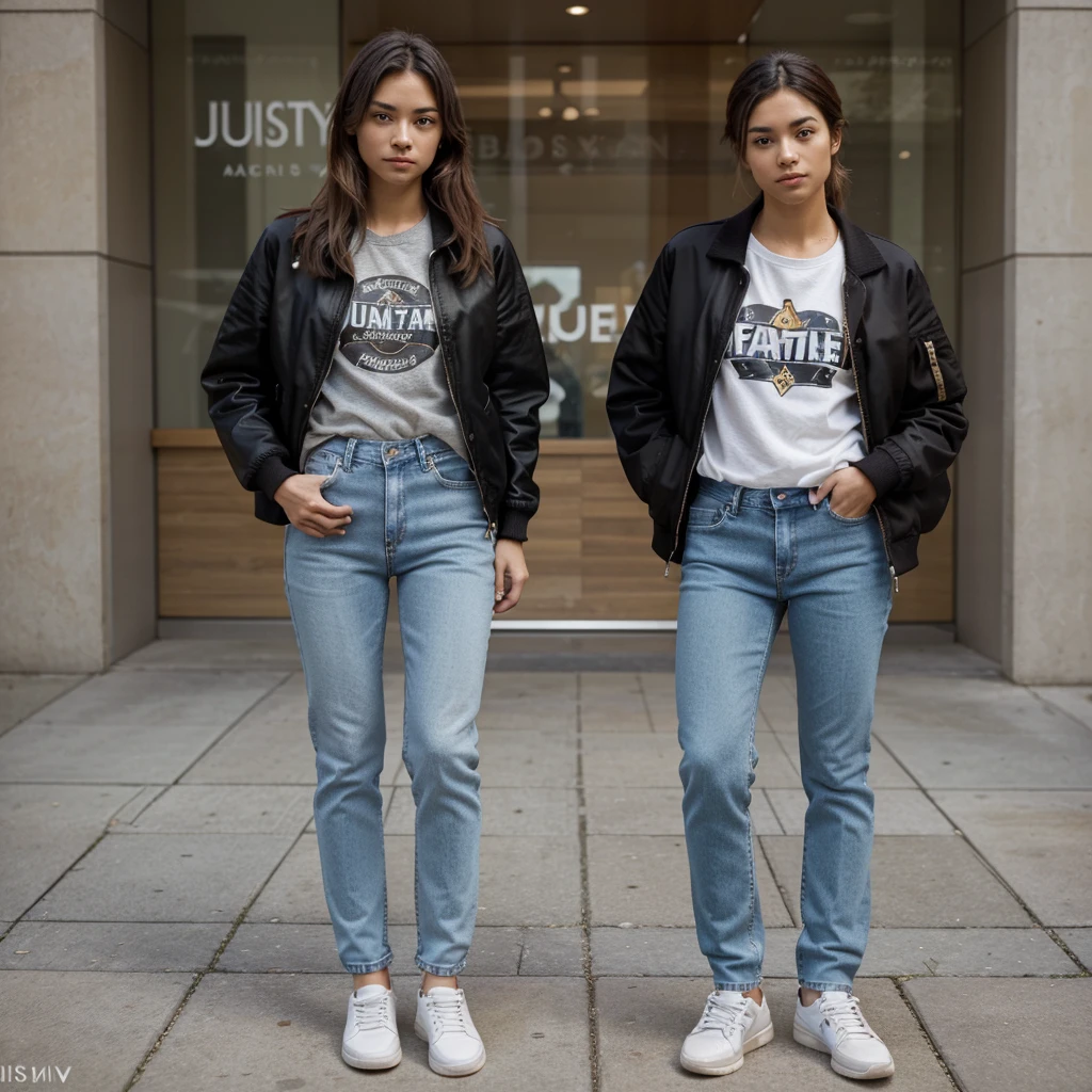 
"Create a realistic  character based on the following characteristics:

1. Appearance:
   - body hair: crisp, 小柄, well maintained.
   - muka: Young and expressive.
   - Dress Style: Casual and modern, with a preference for branded clothes. The character may be wearing a Louis Vuitton jacket, stylish jeans and sneakers.
   - skin tone: (black or brown)

   - Add a confident facial expression and a determined look.
  

Por favor, use advanced imaging techniques to capture all the aforementioned details and create an accurate and realistic visual representation of the character."