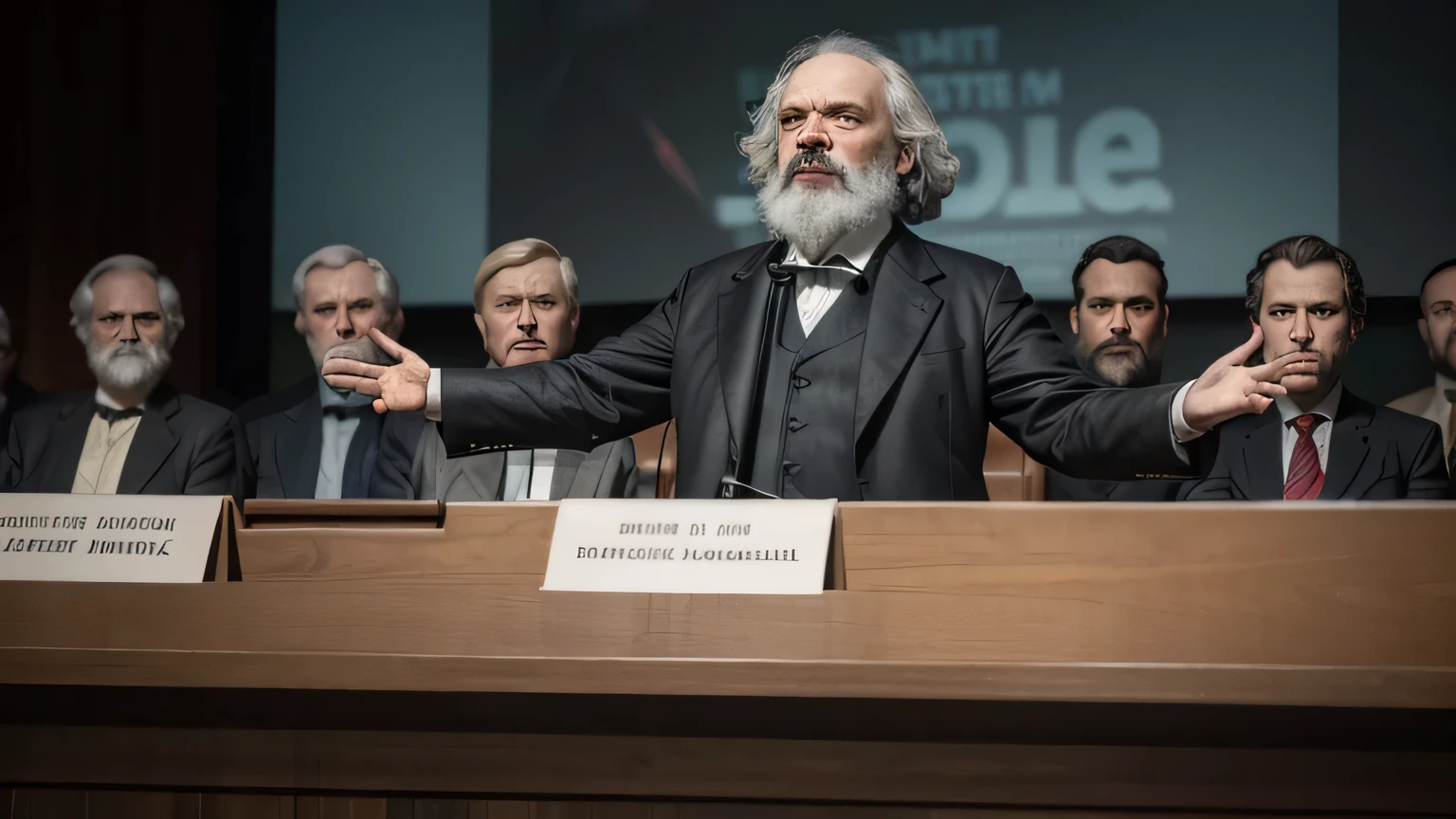 Image representing Karl Marx's genuine yet misguided desire to liberate the working class from oppression, despite the seeming radicalism of his proposals today.