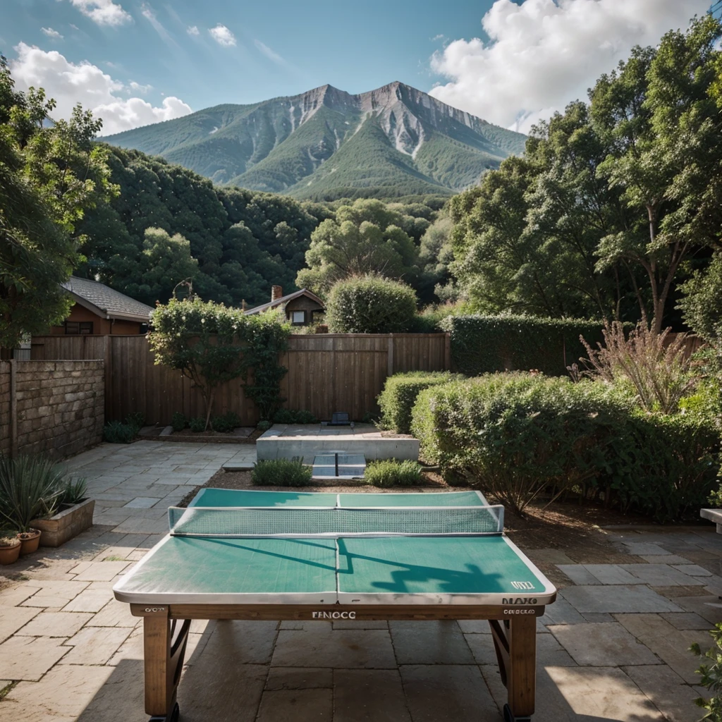 Ping pong table ((landscape))