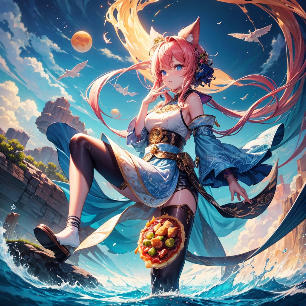 Best Quality,8K,Otherworldly food,Gourmet,looks delicious,全くnew食べ物,upscale,Anime Art,Nature,gorgeous,rich,masterpiece,new,