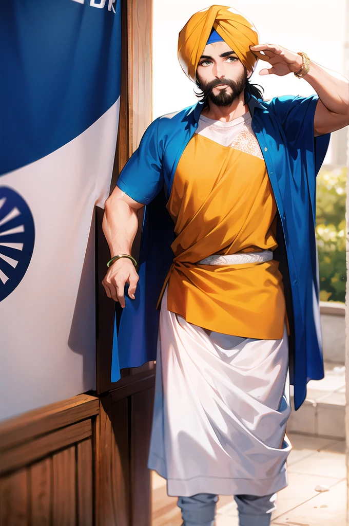 Indian punjabi sardar boy