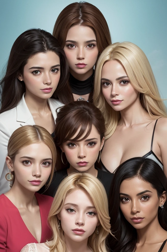 Create an image of a person that combines the characteristics of Mariana Ruy Barbosa, Fernanda Torres, Jade Picon, Sandy, Wanessa Camargo,