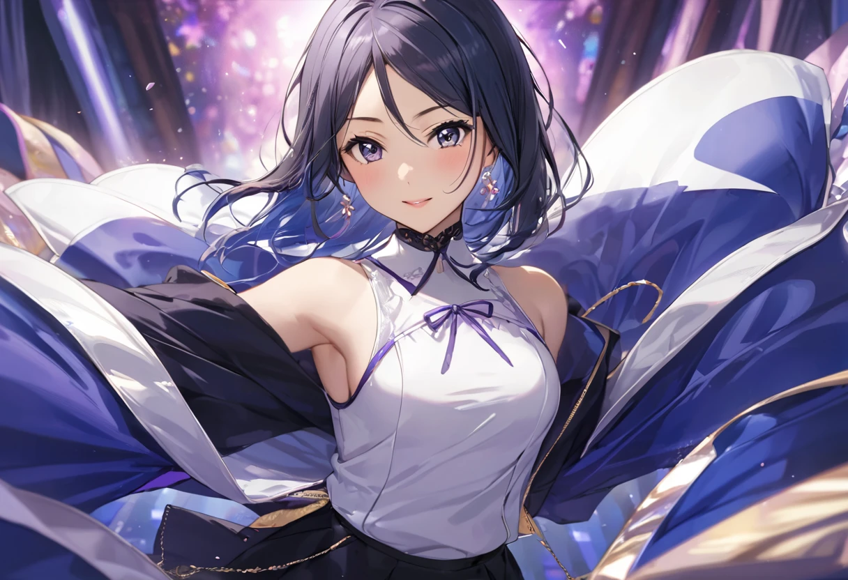 Love Live adult Kanan Matsuura, masterpiece, highest quality, gloss, fantastic background, attire random