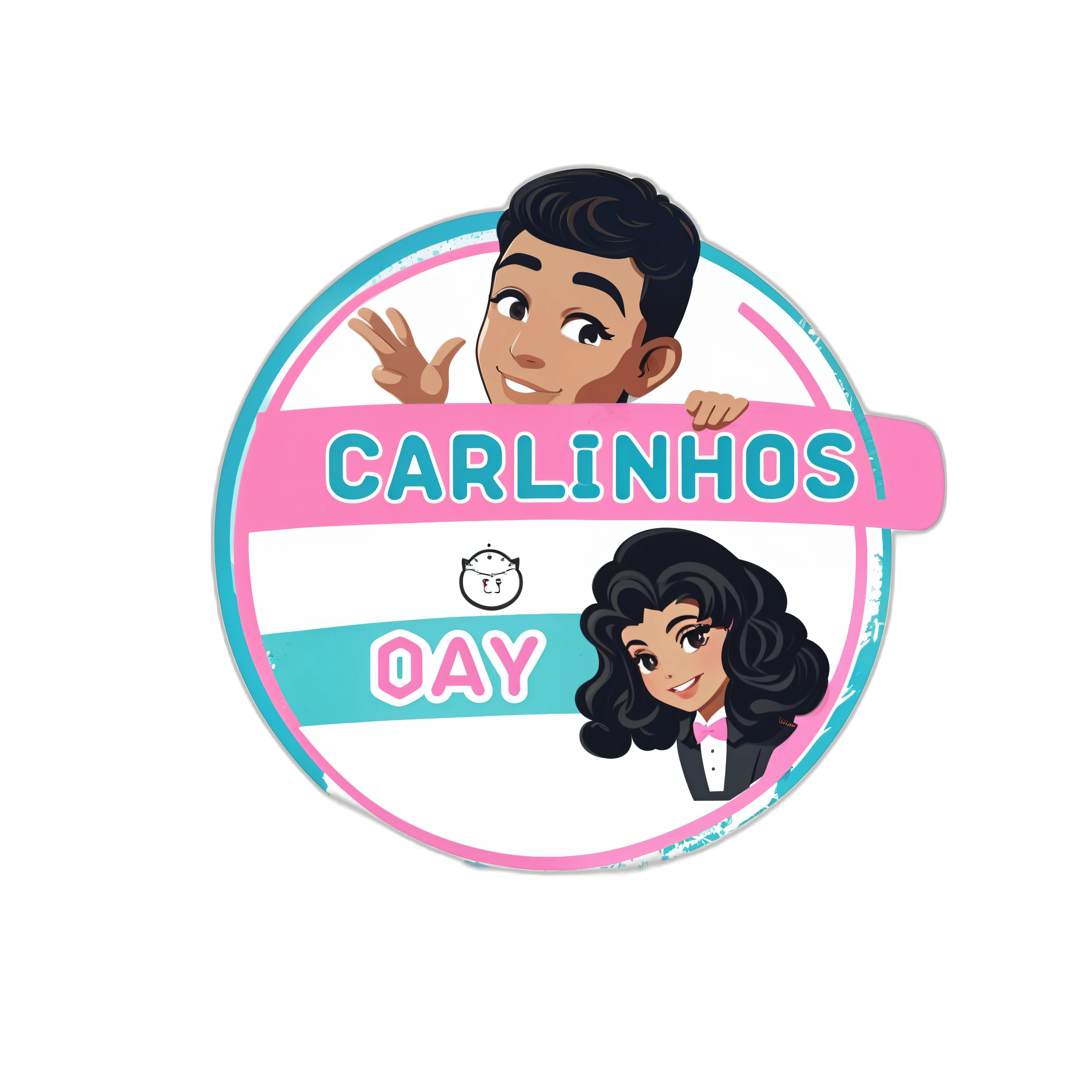 carlinos and logo of the day, Directed by: Caroline Chariot-Dayez, Directed by: Carlos Berlanga, inspired by Caroline Chariot-Dayez, Caroline Gariba, caio santos, charicature, inspired by Carlos Trillo Name, Directed by: Carlos Francisco Chang Marin, Directed by: Giorgio Cavallon, Telegrama Sticker, by Maria Helena Vieira da Silva