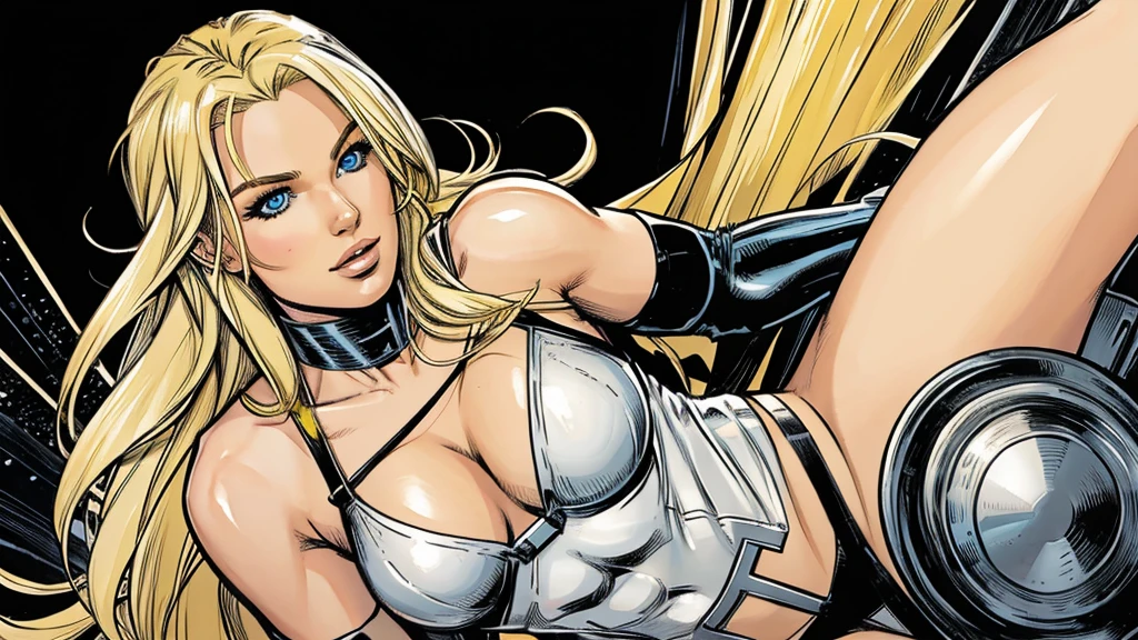 hot blonde super hero