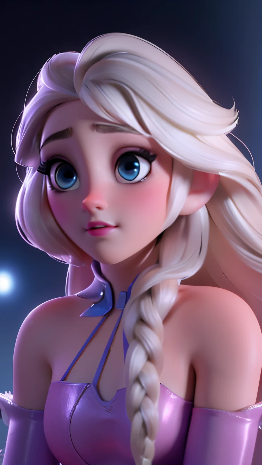 Elsa, (perky breasts), (((small breasts))), affected smile:1.2, beautiful blue eyes, (perfect iris), depth of color in your eyes, by rubio, wide, braid, full lips, blush, naked, She is showing her vagina, depth of field, bokeh, (Special attention to leather details.: 1.2), Masterpiece, Best Quality, ultra detailed, ultra hd, photorealistic, cinematographic, ((Medium camera shot)), sensual pose, seductive, nipples:1.4, looking to the camera, closeup of his face, her cheeks are blushed, 22 years, she is on her knees, eye contact:1.4, Angle elevation:1.5, ((Closeup on face)), Perfect face, (((visible breasts))) bokeh everything other than her Perfect face, The location is Arendelle in winter., ice castle