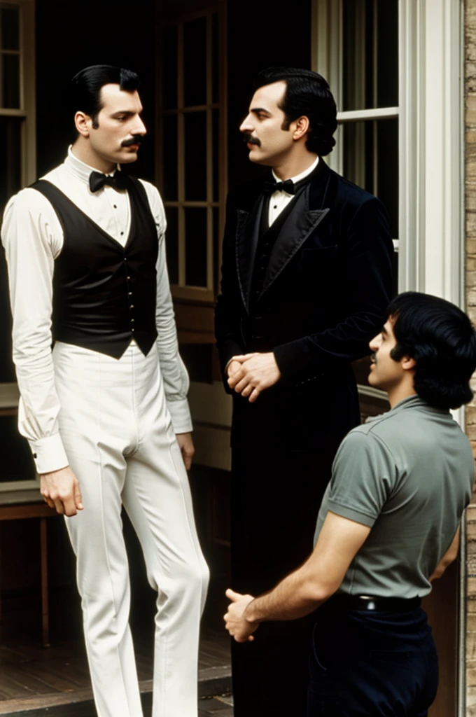 Freddie Mercury meeting Edgar Allan Poe