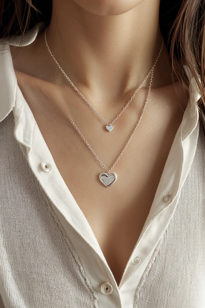 A heart necklace with the name Leonardo in the heart