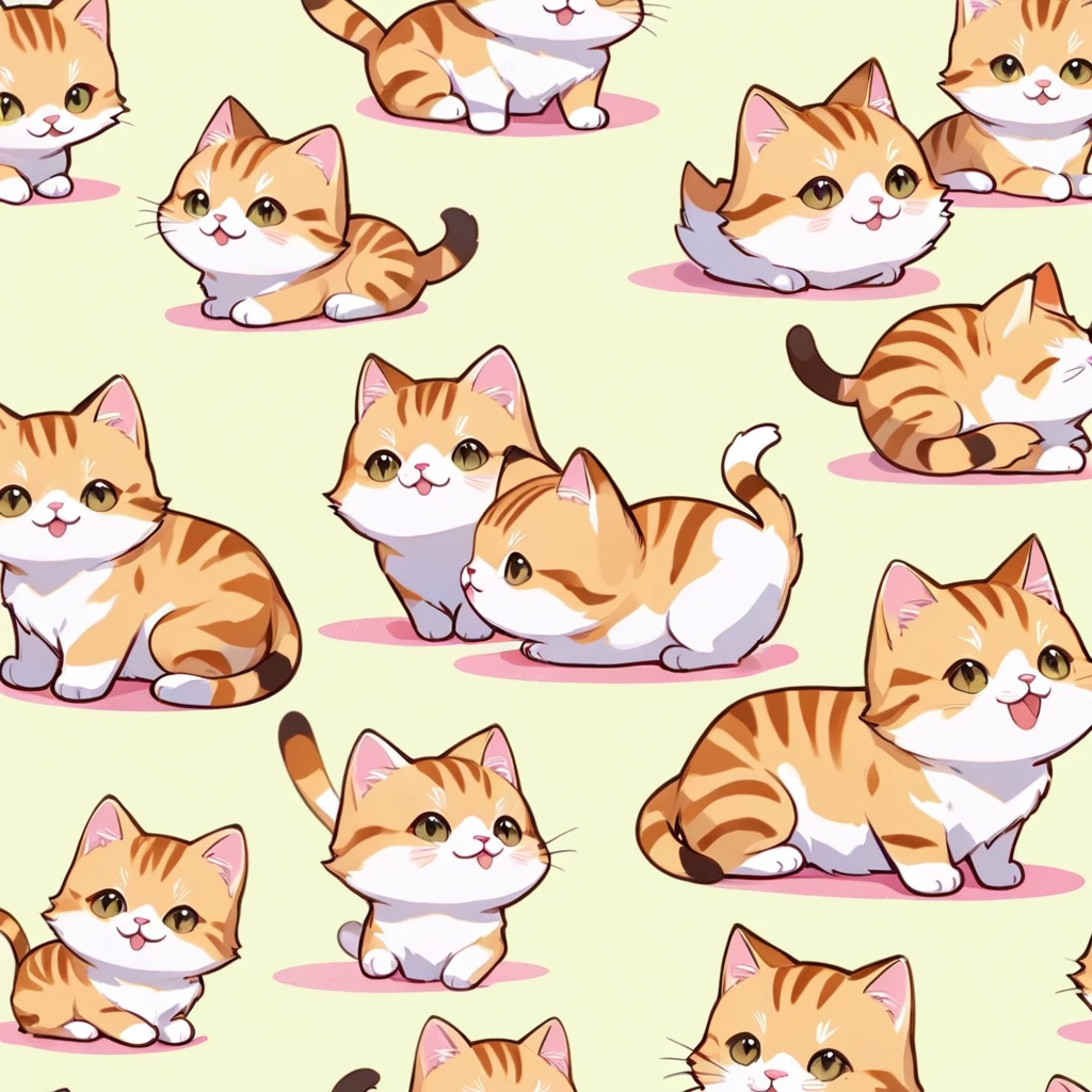 (Highest quality,Extremely detailed depiction,Incredibly absurd high resolution),たくさんのkitten,Deformed Characters,kitten,Plain background,It's in a big pot