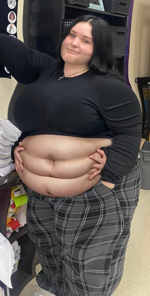 Shirtless Exposed belly, naked belly, obese belly, deep naval, massive hanging belly, exposed belly button (belly button:1.0), naked, nude, nsfw, white skin