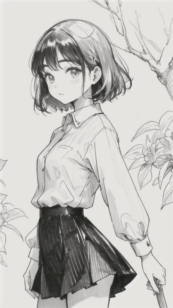 One Girl,Line art,Monochrome,sketch,Pencil drawing,Traditional Media,One Girl, skirt,Cute Teenage Girls, ,Beautiful portrait、Delicate body、Black Hair、Black Hair,landscape,Dynamic pose,One Girl,Line art,Monochrome,sketch,Pencil drawing,Traditional Media,One Girl, 黒いskirtフェンス, Long Hair Shirt, Long sleeve, skirt, alone、Are standing、Cute Teenage Girl, ,Beautiful portrait、Delicate body、Esbian all over、saw、ru、Bob、short hair、Patsun