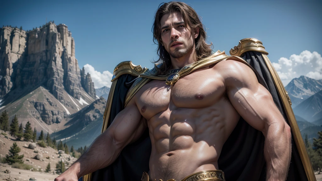 make a realistic Mount Olympus