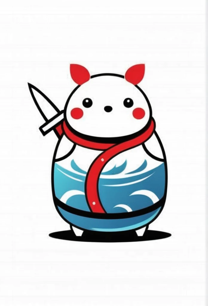 Japanese water heaters, eco-cute companies, fashionable
Background of water heater eco-cute
have a catchy and cute illustration of a samurai
chic and modern design
Pretty cool
White background