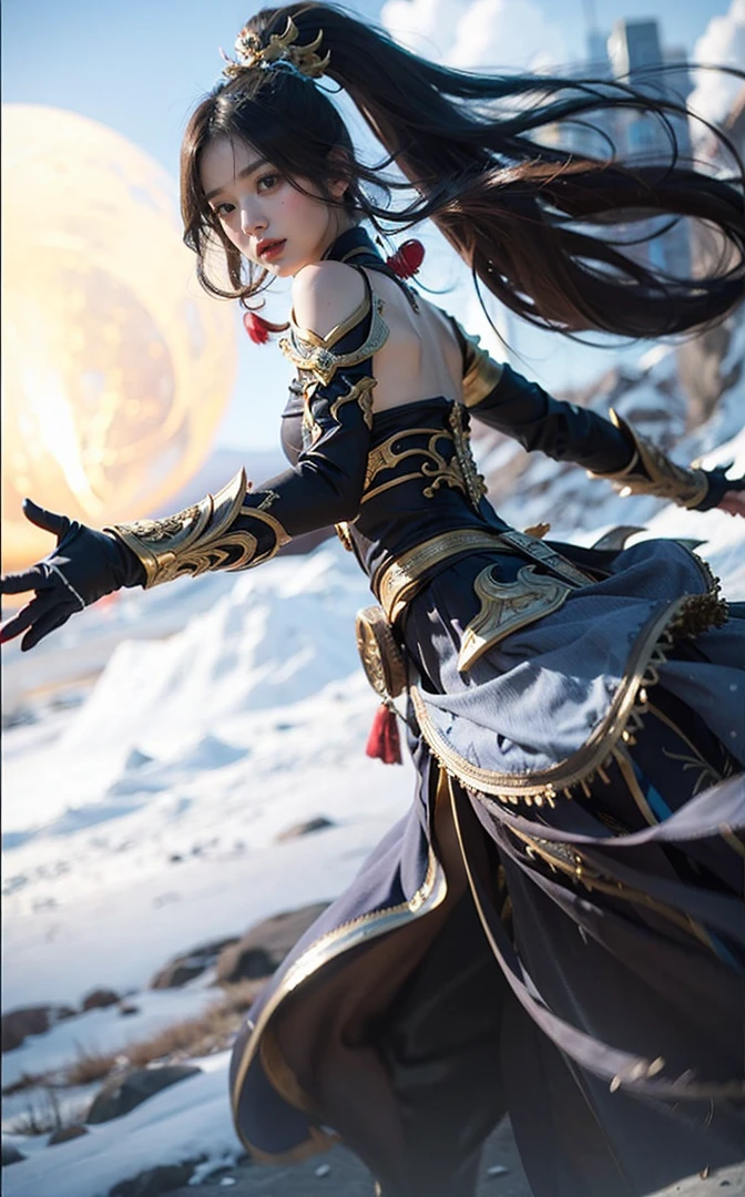 close up of a girl or woman (K-Pop idol), detailed hair , big booobs , shadowbringers cinematic, 4 k detail fantasy, a beautiful fantasy empress, game cg, xianxia fantasy, xianxia hero, 2. 5 d cgi anime fantasy artwork, cinematic goddess close shot, ruan jia and artgerm, wow 4 k detail fantasy, hyper-detailed fantasy character, high definition, hyper- detailed,perfect, fantastic, detailed facial and body skin texture, detail vagina (pussy), detail eyes, detailed everything.