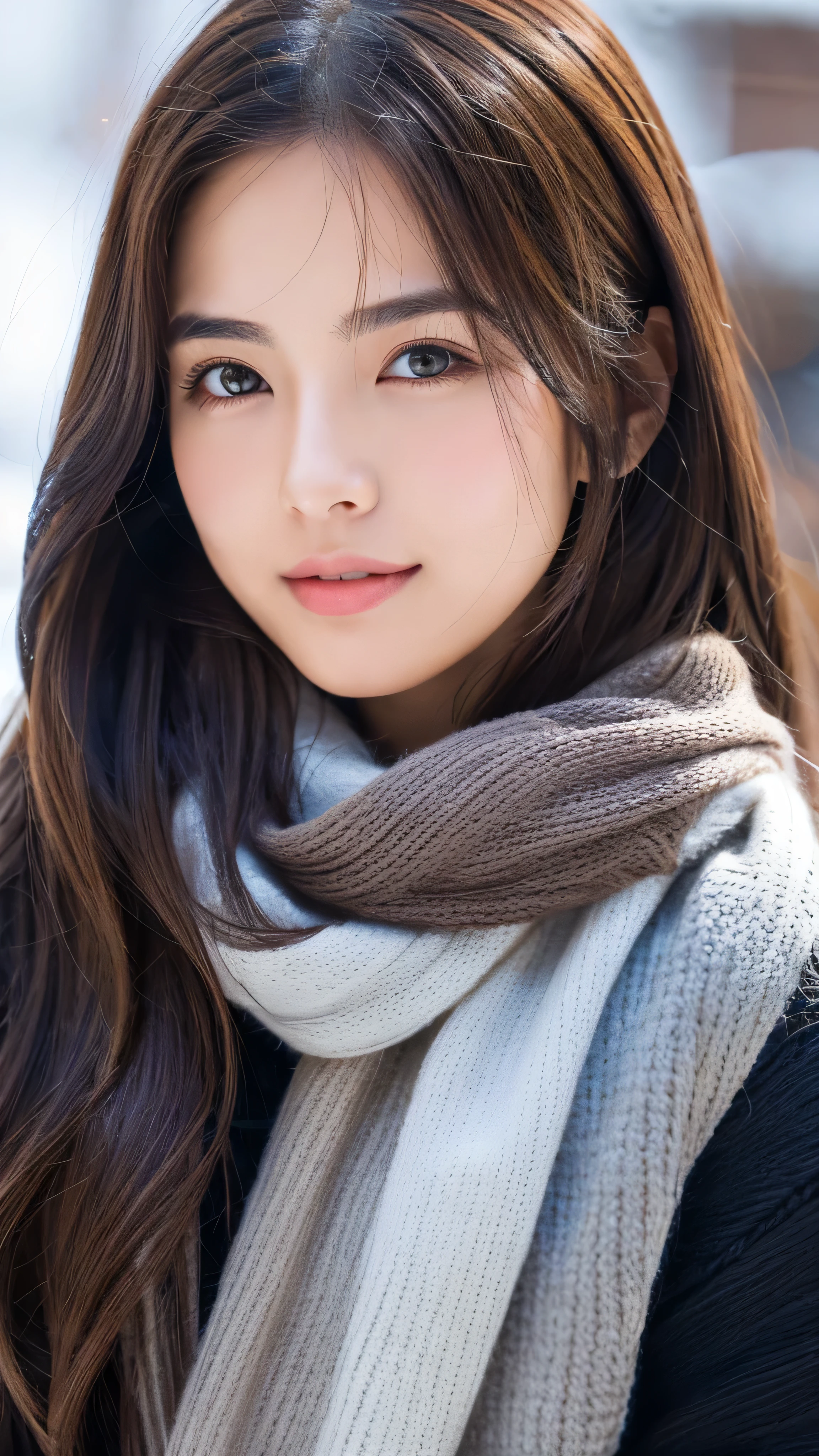 cute italian college student, Winter Fashion, Photorealistic, Detailed skin, Detailed face, Detailed lips, Fine eyebrows, The pupils shine, Depth of written boundary, Accurate, Super detailed, 最high quality, High resolution, Anatomically correct, Textured skin, Attention to detail, high quality