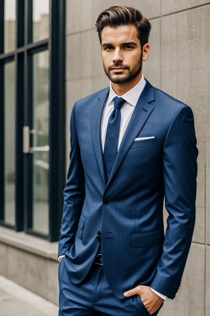 A guy who has been wearing a suit