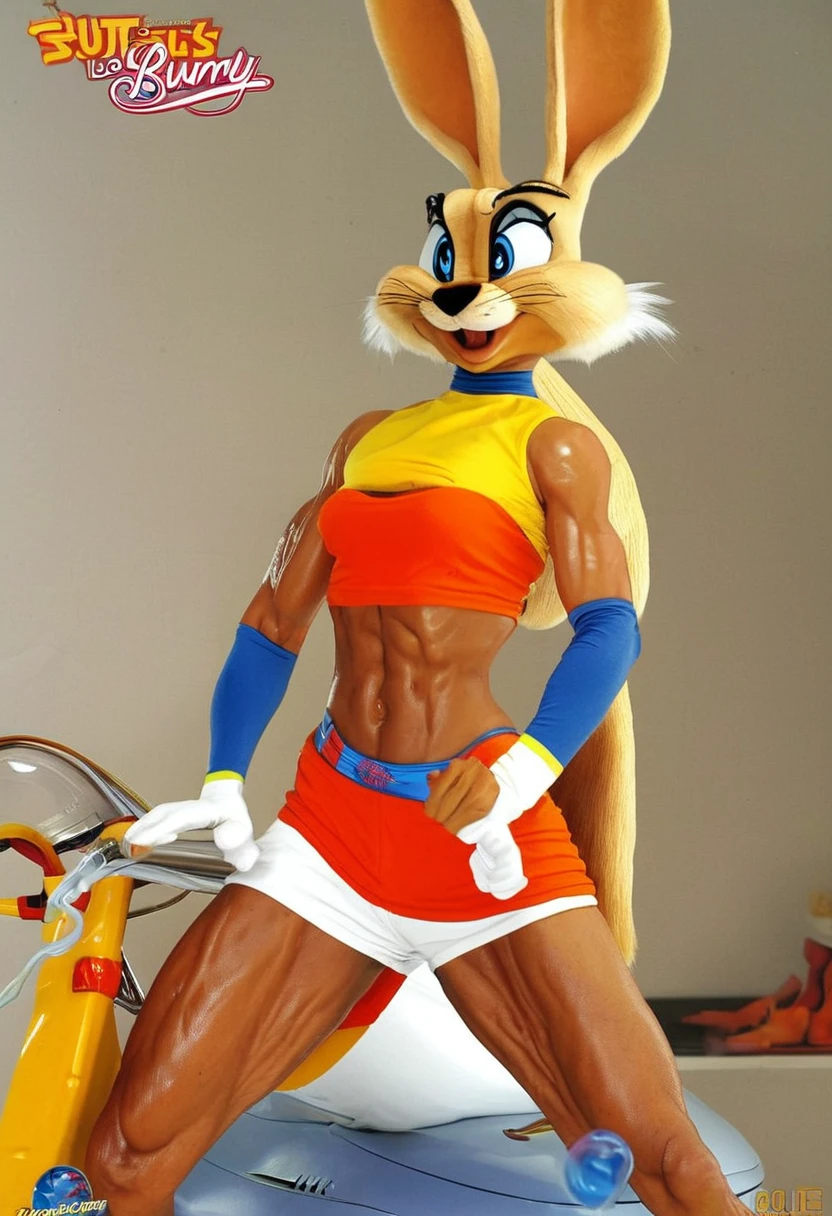 Lola bunny big size large giant muscles