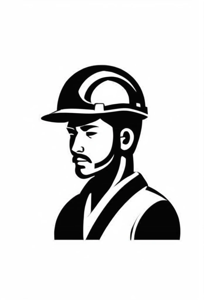 Fashionable logos of the Japanese construction industry

Pretty cool
chic and modern design

A Japanese civil engineering company with a logo depicting a powerful person wearing a helmet who is working hard on construction
The person is a big picture from head to toe, with only a silhouette and no clear picture of his face


White background