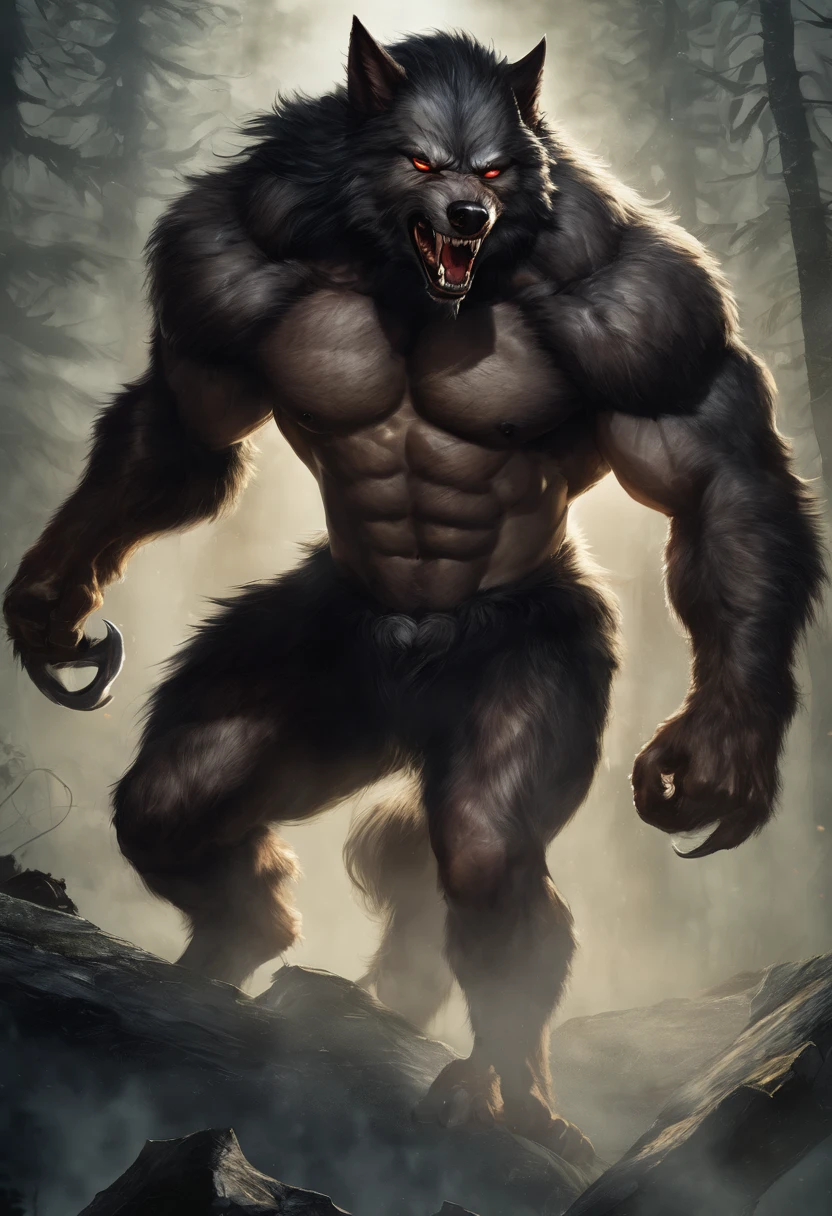 Put a beautiful young werewolf on the cover of the book, This werewolf is all strong and muscular
