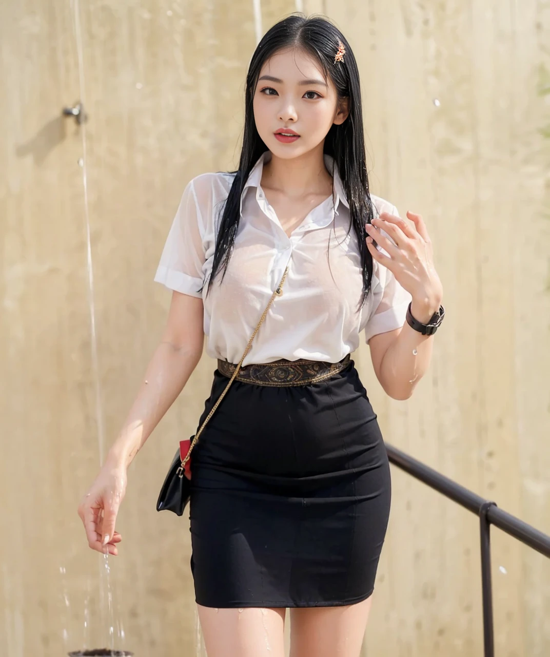 beautiful girl, Korea, 2 persons, Double shots, full body picture, 18-20 years old, Sexy, (gorgeous face, Beautiful face shape, beautiful eyes, Beautiful nose, red lips), (long hair), ((Thai sarong, Random Colors, thin)), ((shower)), ((Huge breasts, breast augmentation, big breast)), (((ผอมthin, ผอมthin, Flat stomach, Beautiful legs, Slender legs), (ร่างกายwetโชก), (((no underwear.))), (((Bend over, Growing rice))), ((Thai rice field, people, natural, field edge, transplanting rice seedlings)), ((beautiful girl, long hair)), ((Put in a cloth bag, Random color sarong, stand)), ((Huge breasts, Beautiful breasts)), ((wet)), ((stream,natural, Women&#39;s bodies make their breasts bigger., Wear a spinning outfit ,gigantic breast)), ((Behind the scenes, rice fields))