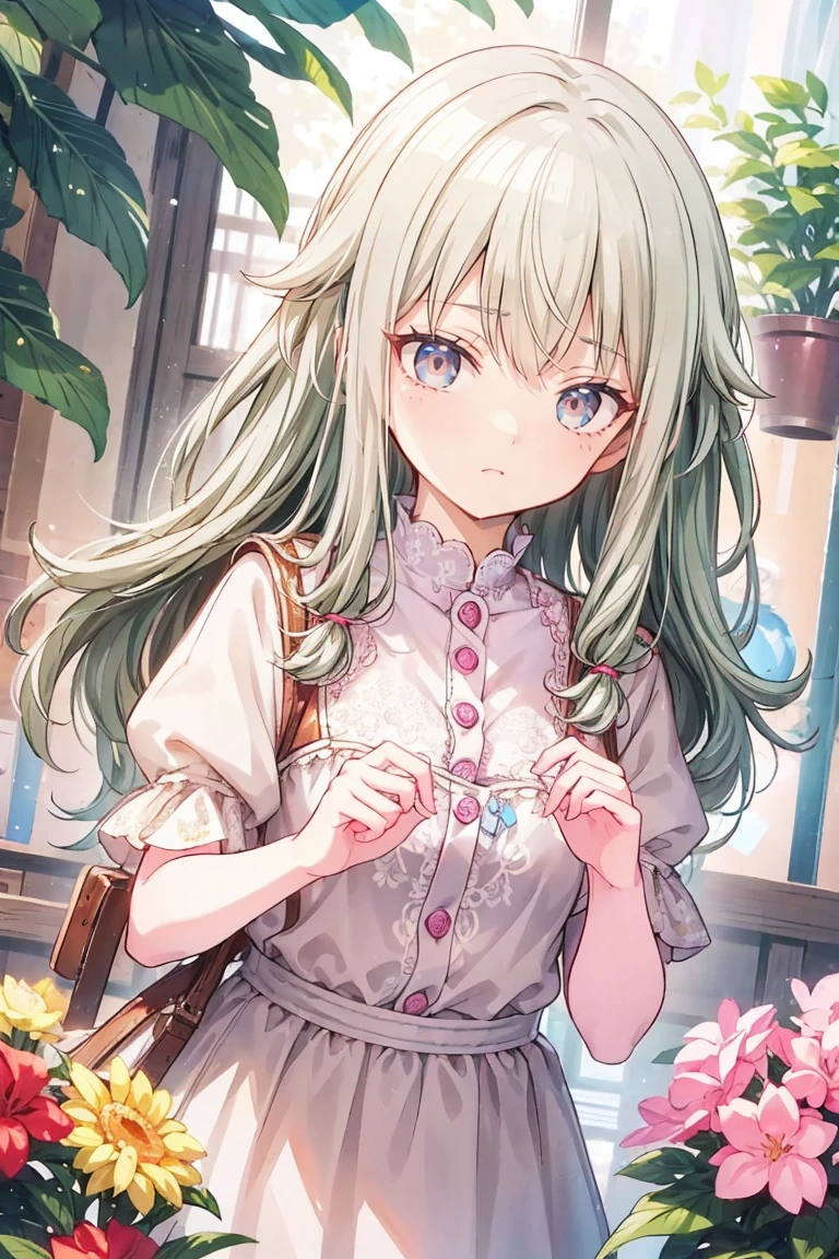 masterpiece、Best image quality、(Front facing)、good feeling、smile,Face the camera、Fluffy hair、Delicate eyes、smile、愛らしい満面のsmile, 最high quality、girl、Looks 20 years old、1 person、masterpiece, Most detailed, high quality、Shiny Hair、Very fine and beautiful bright eyeedium chest、nose blush、Very detailed, clear and beautiful face, Awards, (Anatomically correct)、Reach out、The whole body is visible,View from above,Face Focus