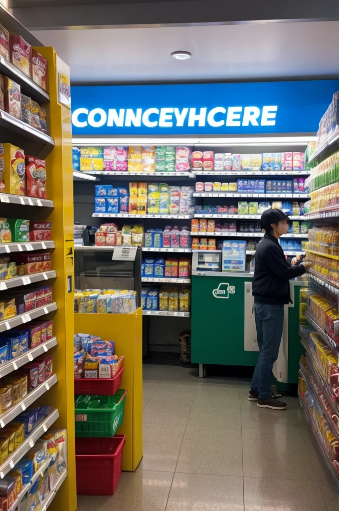 convenience store、Interior