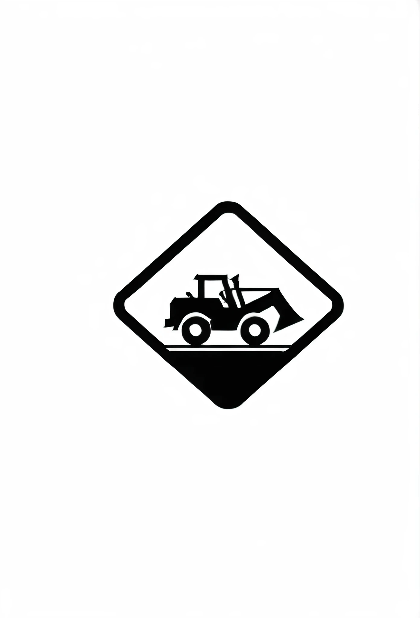 Stylish logo of a Japanese road construction machinery company. A pretty cool, chic and modern design of the company that protects infrastructure. White background