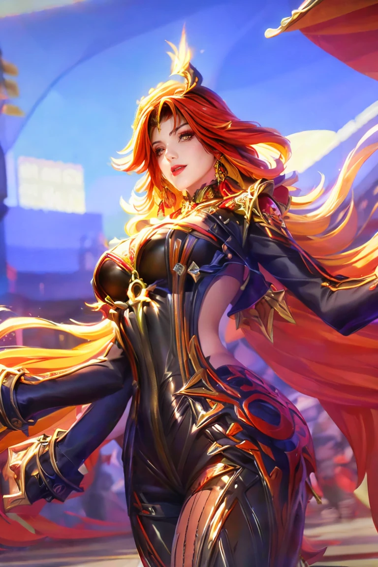 ((masterpiece, best quality, Highest image quality, high resolution, Reality, original photo, 8K)), ((Extremely detailed CG unified 8k wallpaper)), (Huge stunning goddess photo, 非常火辣和Sexy, Stunning beauty, Perfect proportion, Beautiful Body, Slim and beautiful figure:1.4),Genshin Impact,Vulcan,Genshin Impact的Vulcan,Role,Sexy,Large Breasts,Doujinshi,