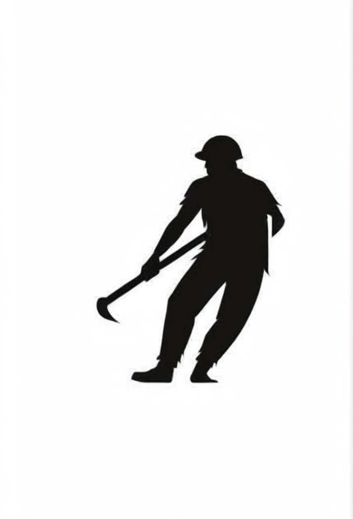 Stylish logo of equipment company for concrete road construction in Japan
Pretty cool
chic and modern design
A Japanese concrete road construction equipment company that paints a logo of a powerful, strong man who works hard, wearing a helmet and sweating
the figure is a head-to-foot, silhouette-only, not a clear picture of his face
腕を振り上げる
White background