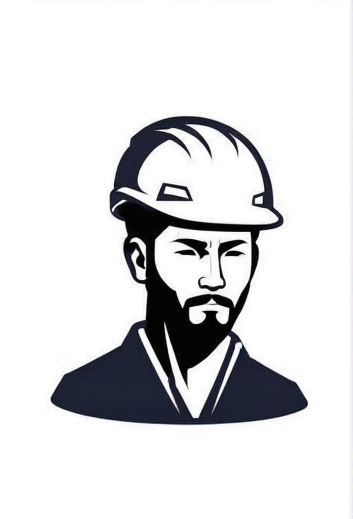 Stylish logo of equipment company for concrete road construction in Japan
Pretty cool
chic and modern design
A Japanese concrete road construction equipment company that paints a logo of a powerful, strong man who works hard, wearing a helmet and sweating
the figure is a head-to-foot, silhouette-only, not a clear picture of his face
腕を振り上げる
White background