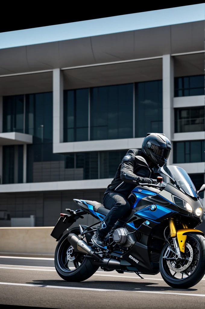 Black sports BMW 
