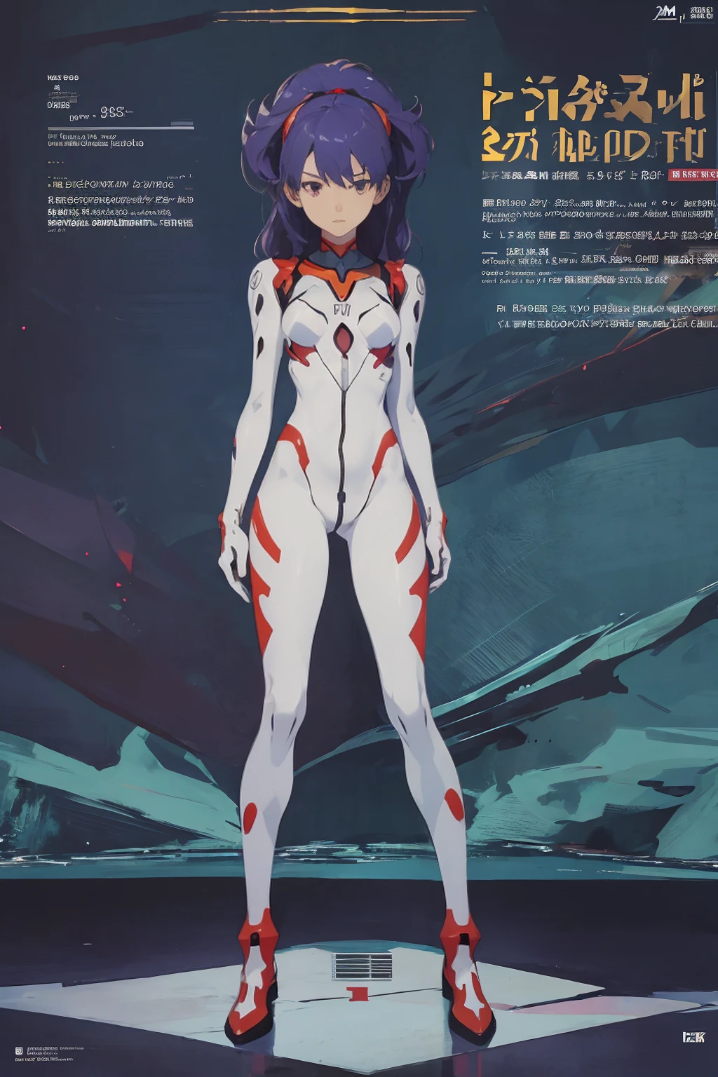 ((Full body photo, standing, on the floor)) line-art, art book, character sheet, 8k, best quality, design, equipment design, Evangelion, eva