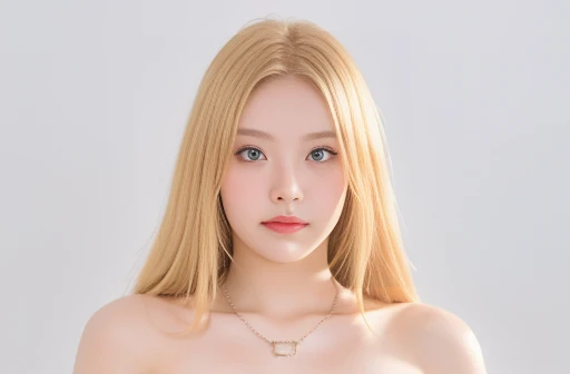 (1 girl:1.3), standing alone, (((very highly detailed face)))), full body masterpiece, Ultra realisitic, 16K, dreamy atmosphere, r3b3cc4 young, sensuous (Erotic), 1 girl (beautiful young man) standing alone, dainty (seducer) girly face, silky realisitic hair, gazing at viewer, Sakuragi Otome (Otome dori), light and golden blonde hair (gradient cores) , simple background, White background, jewerly, aretes, necklase, young beauty, portraite, hoop aretes, realisitic, soft lighting, Slender Hot Body , photorealisitic, detailed light eyes, extremely erotic, dainty feminine, big natural breasts, hot belly, narrow waisted, proportionally large hips, legs thick, comely, Kale, different sensual positions, cru, analog, sharp focus, 8K, High definition, dslr, high qualiy, Fujifilm XT3, Film grain, awardwinning, highly detailed skin art, realisitic skin details, visible pores, Focus Clear, Volumetric fog, 8k hd, dslr, high qualiy, Film grain, skin fair, photographic realism , Lomography 