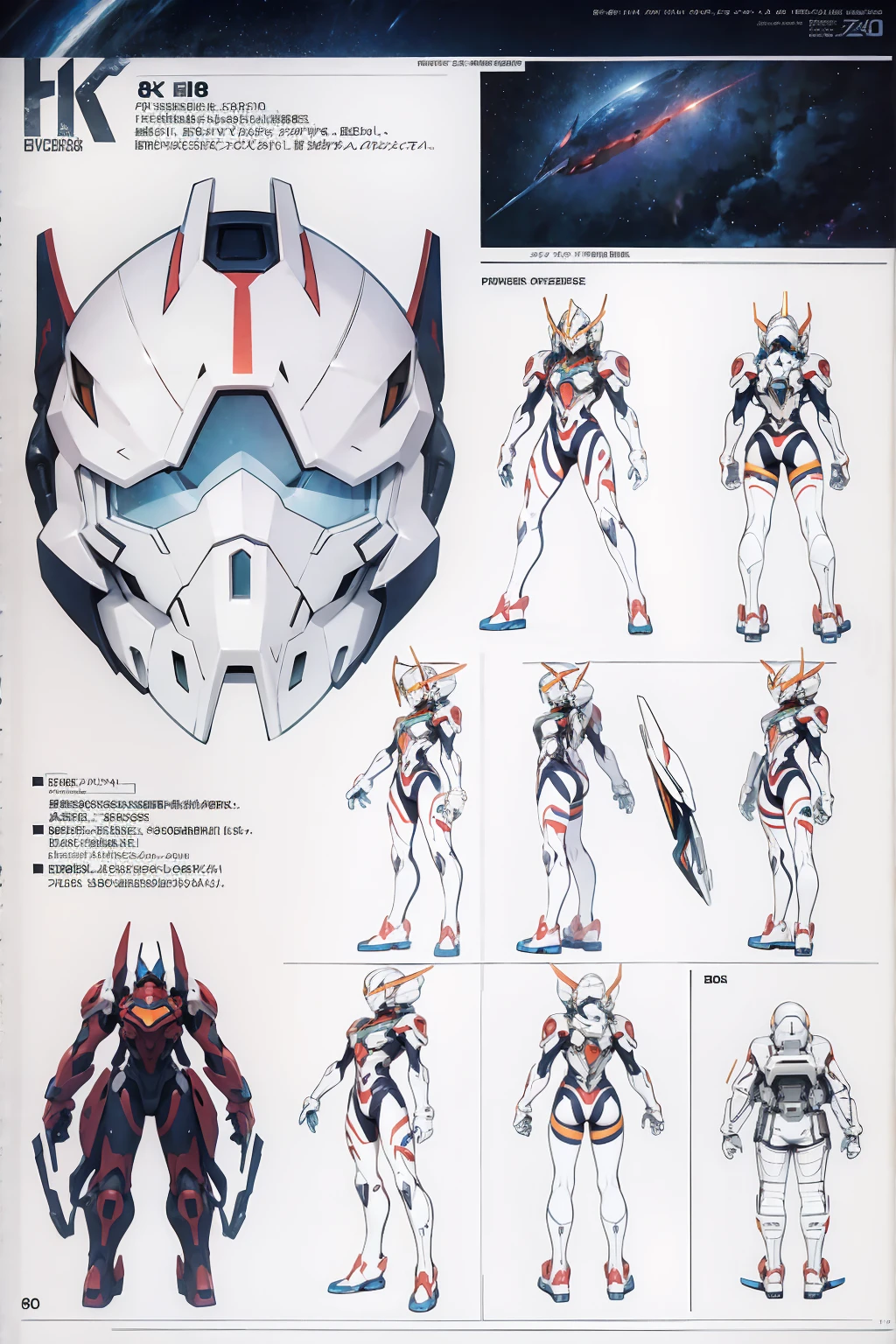 line-art, art book, character sheet, 8k, best quality, design, spaceship design, equipment design, Evangelion, eva