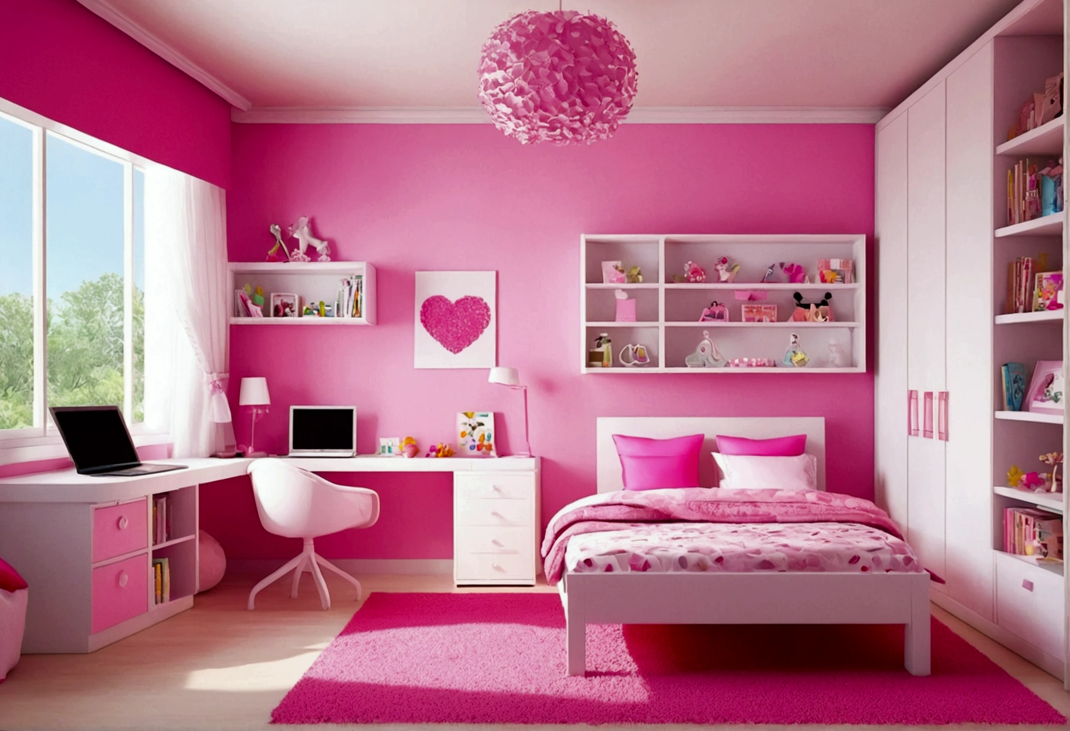A cute dream room that every girl dreams of
