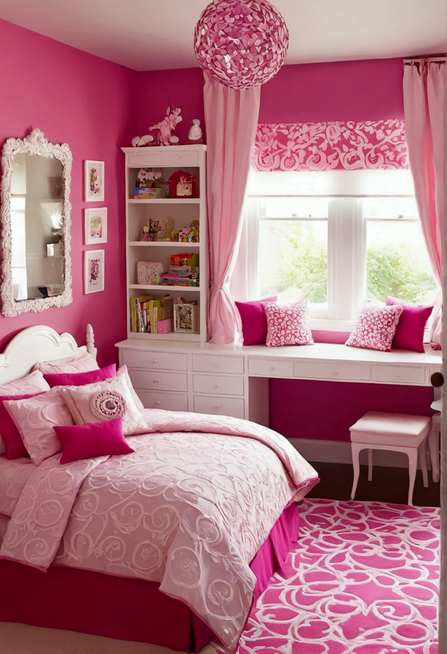 A cute dream room that every girl dreams of