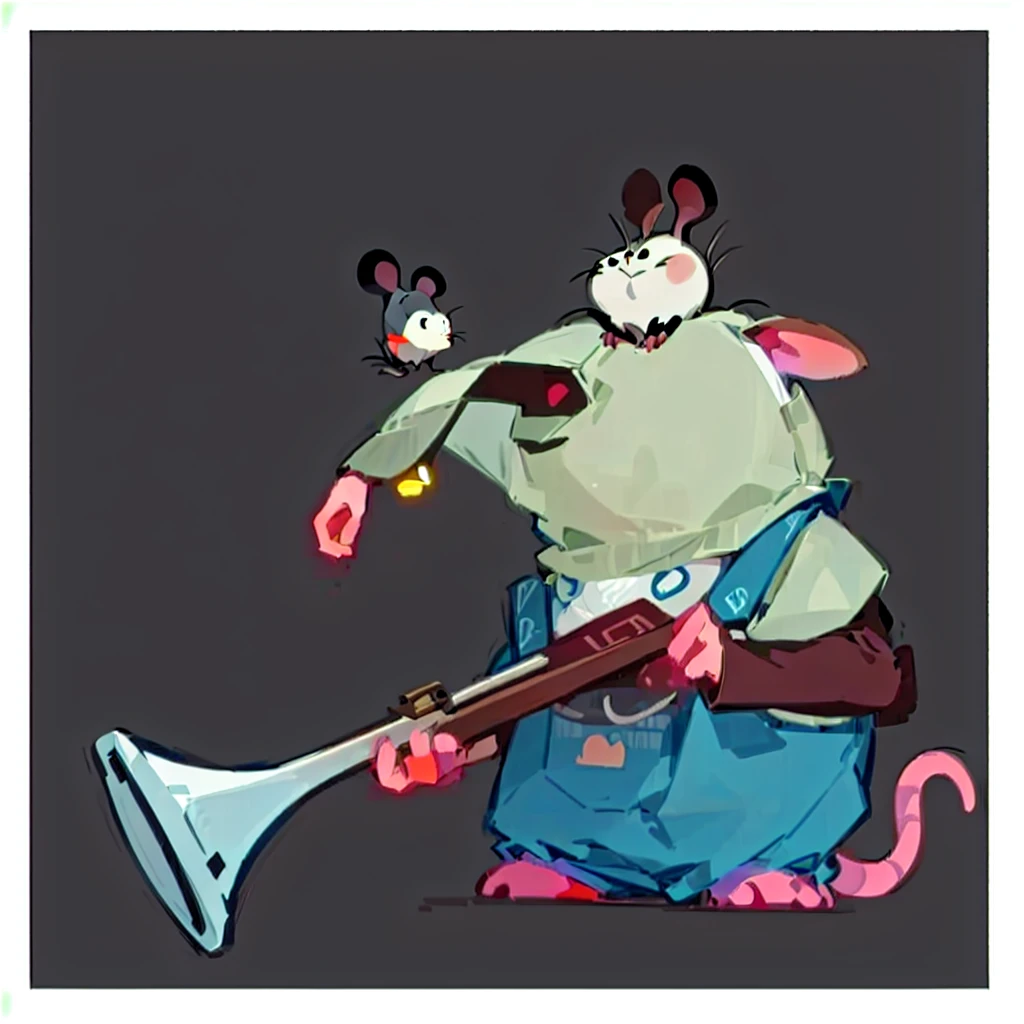 拿着喇叭和枪的卡通mouse, an 拟人化mouse, 拟人化mouse, an 拟人化的匪徒mouse, 拟人化的匪徒mouse, mouse!!, mouse疯狂家的肖像, 巨型愤怒mouse, anthropomorphic mouse, Rattle, stanley mouse, cyberpunk mouse folk engineer, Rodents, mouse, mouse