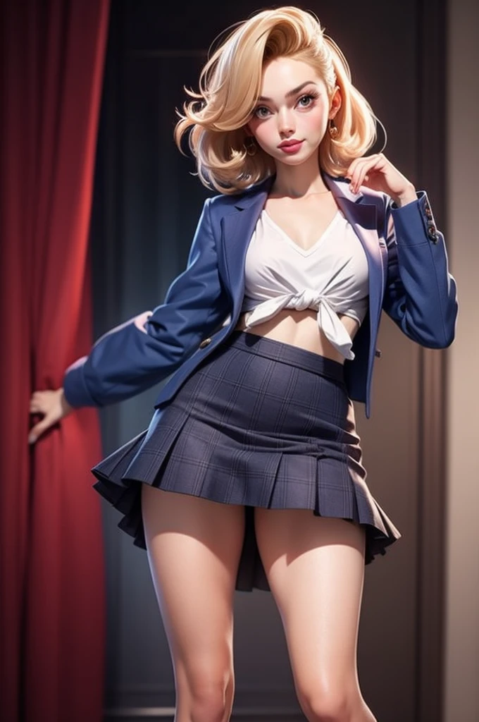 Skirt twisted Show your underwear
