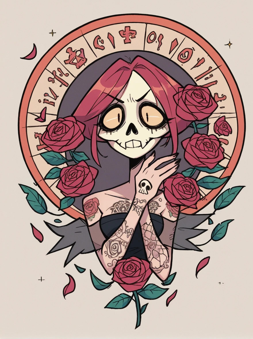 score_9, score_8_up, score_7_up, score_6_up, source_anime, zPDXL, Perfect Hands, perfecteyes, BREAK
1girl, solo, adult ,sexy ,none Muerte,roses ,maquillage skull,tattoo ,cœur