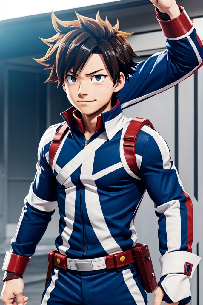 Give me Boku no Hero Academia style hero outfits 
