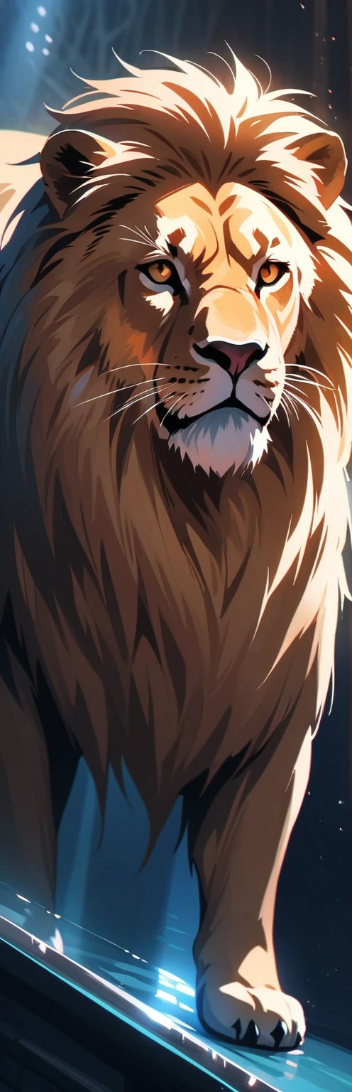 (masterpiece:1.7), best quality, ultra detailed, moonlight lights ratio, (ultra realistic:1.3), (Cinematic lighting:.7), from above,young girl the mistress of all beasts, being escorted by lions. Include colored shades with gradients to create volume and a three-dimensional effect. Make sure the overall tone is ethereal and otherworldly, with fine details suggesting intricate textures within the shapes., ray tracing, film grain ISO 800, 16 mm lens, RAW f1.8 aperture, analog photography, HDR colors, deep depth of field, moody and atmospheric lighting, and a Lightroom cinematic filter., bad-picture-chill-75v, hotsquat, 