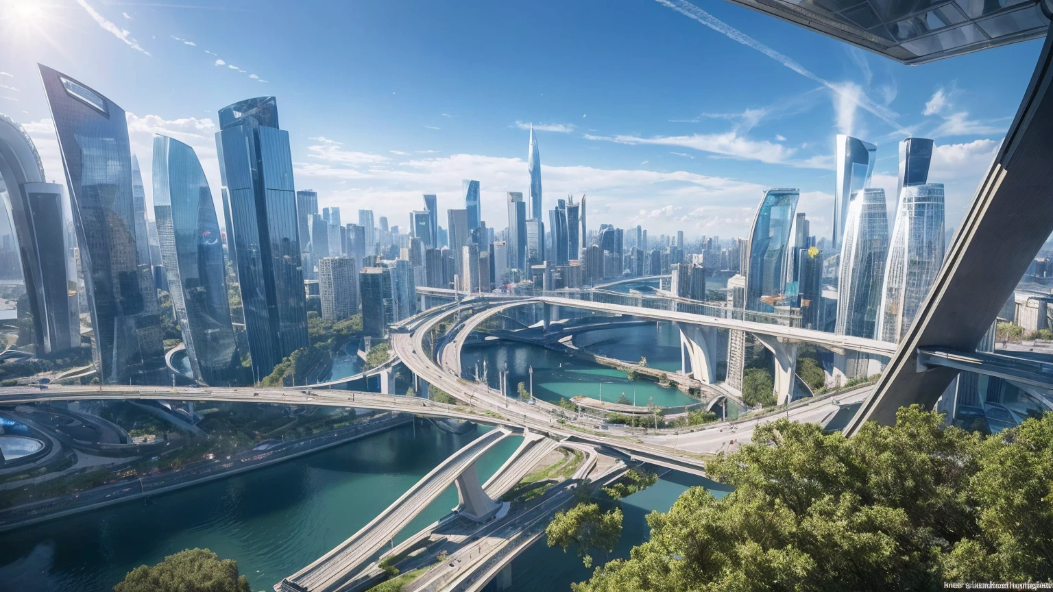 (Best quality,4K,8K,A high resolution,Masterpiece:1.2),Ultra-detailed,(Realistic,Photorealistic,photo-realistic:1.37),Futuristic floating city,Futuristic technology,Huge urban high-tech tablet platform,Airship,Floating in the sky,Futuristic city,Small airships around,High-tech hemispherical platform,Colorful lights,Advanced architecture,modernn architecture,skyscrapper,Access the cloud,Scenic beauty,view over city,Impressive design,Blend seamlessly with nature,energetic and vibrant atmosphere,Futuristic transportation system,Parking is suspended,Transparent path,Lush greenery,Sky gardens,cascading waterfalls,Magnificent skyline,reflections on the water,Sparkling river,Architectural innovation,futuristic skyscrapers,Transparent dome,The shape of the building is unusual,Elevated walkway,Impressive skyline,Glowing lights,Futuristic technology,Minimalist design,Scenic spots,Panoramic view,Cloud Piercing Tower,Vibrant colors,epic sunrise,epic sunset,Dazzling light display,magical ambiance,The future city,Urban Utopia,LuxuryLifestyle,Innovative energy,sustainable development,Smart city technology,Advanced infrastructure,Tranquil atmosphere,Nature and technology live in harmony,Awesome cityscape,Unprecedented urban planning,Architecture connects seamlessly with nature,High-tech metropolis,A cutting-edge engineering marvel,The future of urban living,Visionary architectural concept,Energy-efficient buildings,Harmony with the environment,A city floating above the clouds,Utopian dreams become reality,The possibilities are endless,State-of-the-art transportation network,Green energy integration,Innovative materials,Impressive holographic display,Advanced communication system,Breathtaking aerial view,Quiet and peaceful environment,Modernist aesthetics,Ethereal beauty