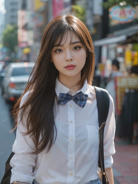 Southeast Asian Araaf woman with a round face,Posing for pictures, animation , black eyes ตาสองชั้น, black eyes, Thai anime, ponytail woman, flowing black hair, long flowing black hair, she has black hair, Her black hair was long and wavy., beautiful black hair, Extra dark natural black hair, (A pure and flawless face:), (Big eyes and makeup, Sexy wet eye makeup, The makeup and hair are beautiful and very meticulous., raw photos,