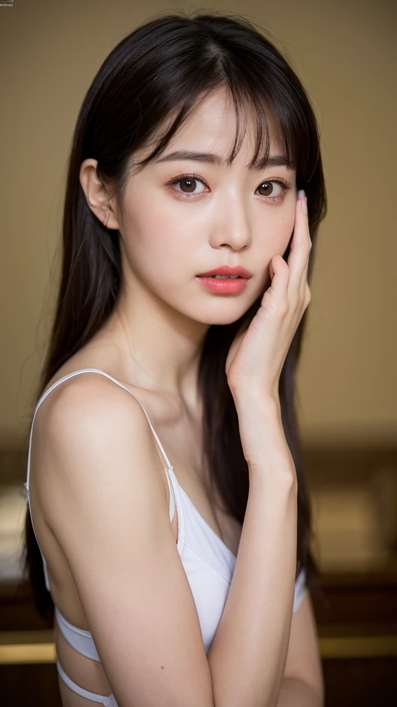 (8k, RAW photo, best quality, masterpiece:1.2), High detail RAW color photo, professional photograph, (realistic, photo realistic:1.37), cinematic light, 1girl