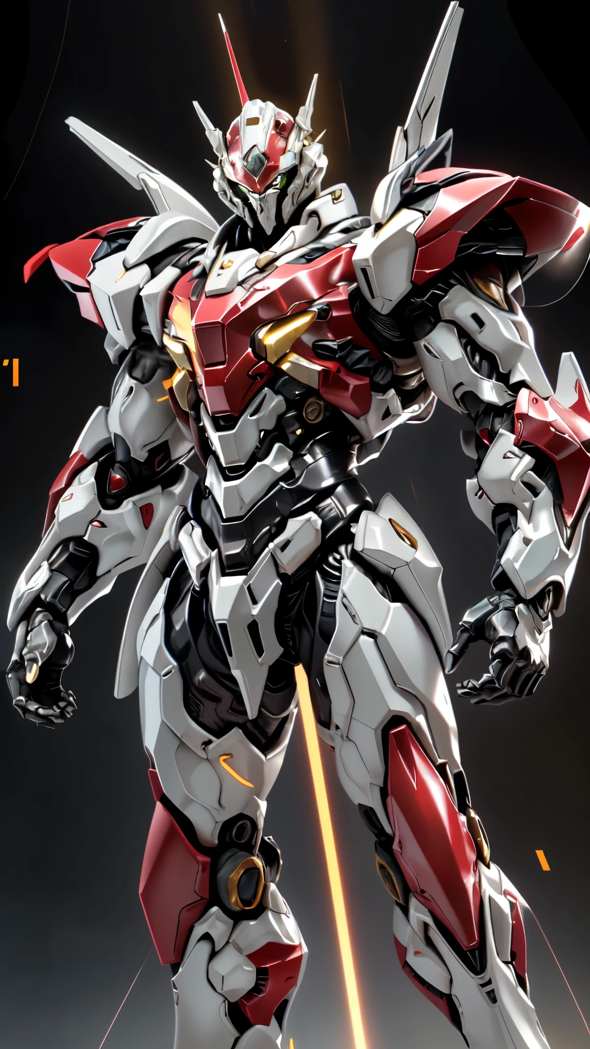 (masterpiece:1.5, best quality:1.5, extremely delicate:1.5, foreshortening:1.5, dynamic angle:1.5), a man wearing a full-face helmet, a fantasy-style biotech armored combat suit, green eyes, (a composite layered chest armor), fully enclosed shoulder guards, matching arm and leg guards, belt of Neon circuit, (the color scheme is primarily white with red green accents), the design balances heavy with agility, a high-tech bio-mecha armor, (Armor Concept Inspired by neon Cyberpunk, stand on the top of a skyscraper in a futuristic sci-fi city), this character embodies a finely crafted fantasy-surreal style armored hero in anime style, exquisite and mature manga art style, (element, plasma, energy, the armor glows), ((male:1.5)), metallic, high definition, highres, ultra-detailed, ultra-fine painting, professional, perfect body proportions, golden ratio, anatomically correct, symmetrical face, extremely detailed eyes and face, high quality eyes, creativity, RAW photo, UHD, 32k, Natural light, cinematic lighting, masterpiece-anatomy-perfect