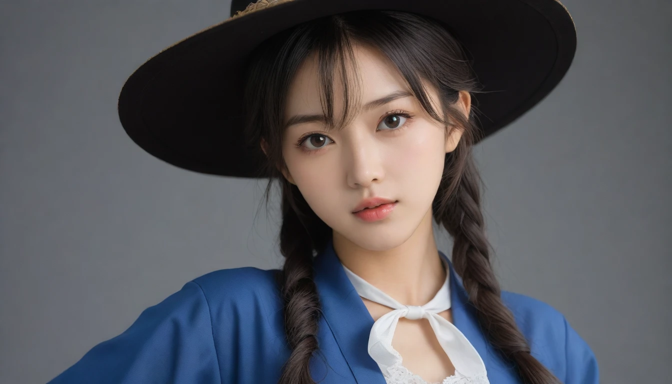 8K, Ultra-high resolution, Highest quality, masterpiece, 三分割法によるphotograph,Surreal, photograph, 1 Girl, (16 years old:1.3), pretty girl, Cute face, Beautiful eyes in every detail, 細かくdetailedに,masterpiece,One Girl:1.2, Japan Female Announcer,cowboy shot,from below,Fearful expression,Black Hair,Messy hair,middle ages, witch,I don't wear a hat,Realistic Skin, Perfect and beautiful face ,完璧でCute face, Skin with attention to detail, Perfect limbs、Narrow waist、Thin legs),Looking at the audience、beauty,Long neck、(((Ideal body type))),A cup small breasts :2,Portraiture:2,Perfect Anatomy,鮮明なdetailed,detailed,Surreal,Light and shadow,darkness