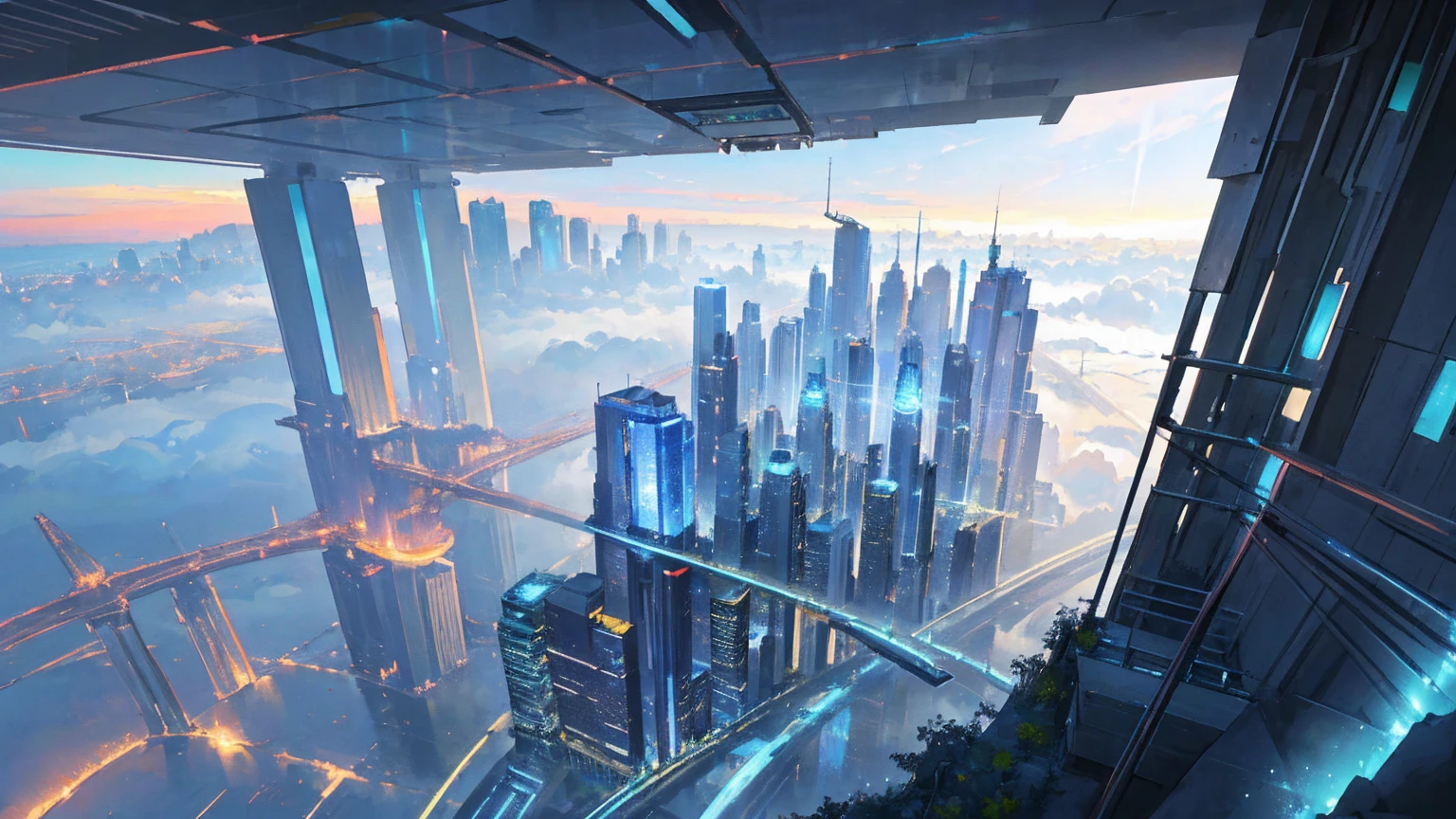 (Best quality,4K,8K,A high resolution,Masterpiece:1.2),Ultra-detailed,(Realistic,Photorealistic,photo-realistic:1.37),Futuristic floating city,Futuristic technology,Huge urban high-tech tablet platform,Airship,Floating in the sky,Futuristic city,Small airships around,High-tech hemispherical platform,Colorful lights,Advanced architecture,modernn architecture,skyscrapper,Access the cloud,Scenic beauty,view over city,Impressive design,Blend seamlessly with nature,energetic and vibrant atmosphere,Futuristic transportation system,Parking is suspended,Transparent path,Lush greenery,Sky gardens,cascading waterfalls,Magnificent skyline,reflections on the water,Sparkling river,Architectural innovation,futuristic skyscrapers,Transparent dome,The shape of the building is unusual,Elevated walkway,Impressive skyline,Glowing lights,Futuristic technology,Minimalist design,Scenic spots,Panoramic view,Cloud Piercing Tower,Vibrant colors,epic sunrise,epic sunset,Dazzling light display,magical ambiance,The future city,Urban Utopia,LuxuryLifestyle,Innovative energy,sustainable development,Smart city technology,Advanced infrastructure,Tranquil atmosphere,Nature and technology live in harmony,Awesome cityscape,Unprecedented urban planning,Architecture connects seamlessly with nature,High-tech metropolis,A cutting-edge engineering marvel,The future of urban living,Visionary architectural concept,Energy-efficient buildings,Harmony with the environment,A city floating above the clouds,Utopian dreams become reality,The possibilities are endless,State-of-the-art transportation network,Green energy integration,Innovative materials,Impressive holographic display,Advanced communication system,Breathtaking aerial view,Quiet and peaceful environment,Modernist aesthetics,Ethereal beauty