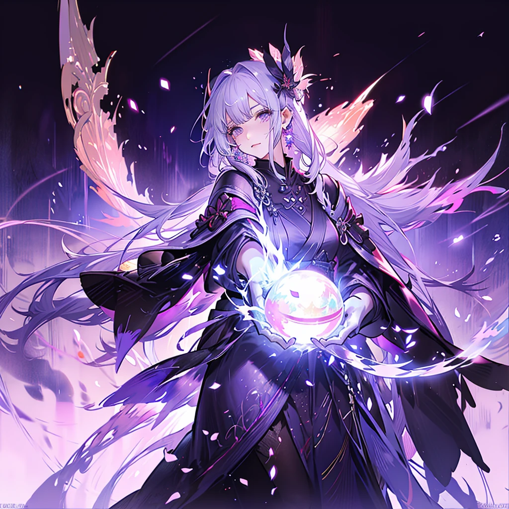 White heir Shot heir Whole body
Japanese SAMURAI Girl
Death Clothes Dress
Shiny earrings Bathed in light
(Purple and dark Bule Light)
((Dark side Sad and Insanity faice ))
Shadow Aura Dark Eyes Confetti Particles of light (Eyes Shine Purple Red)
(((Big Fullmoon )))
Catch the wind Light