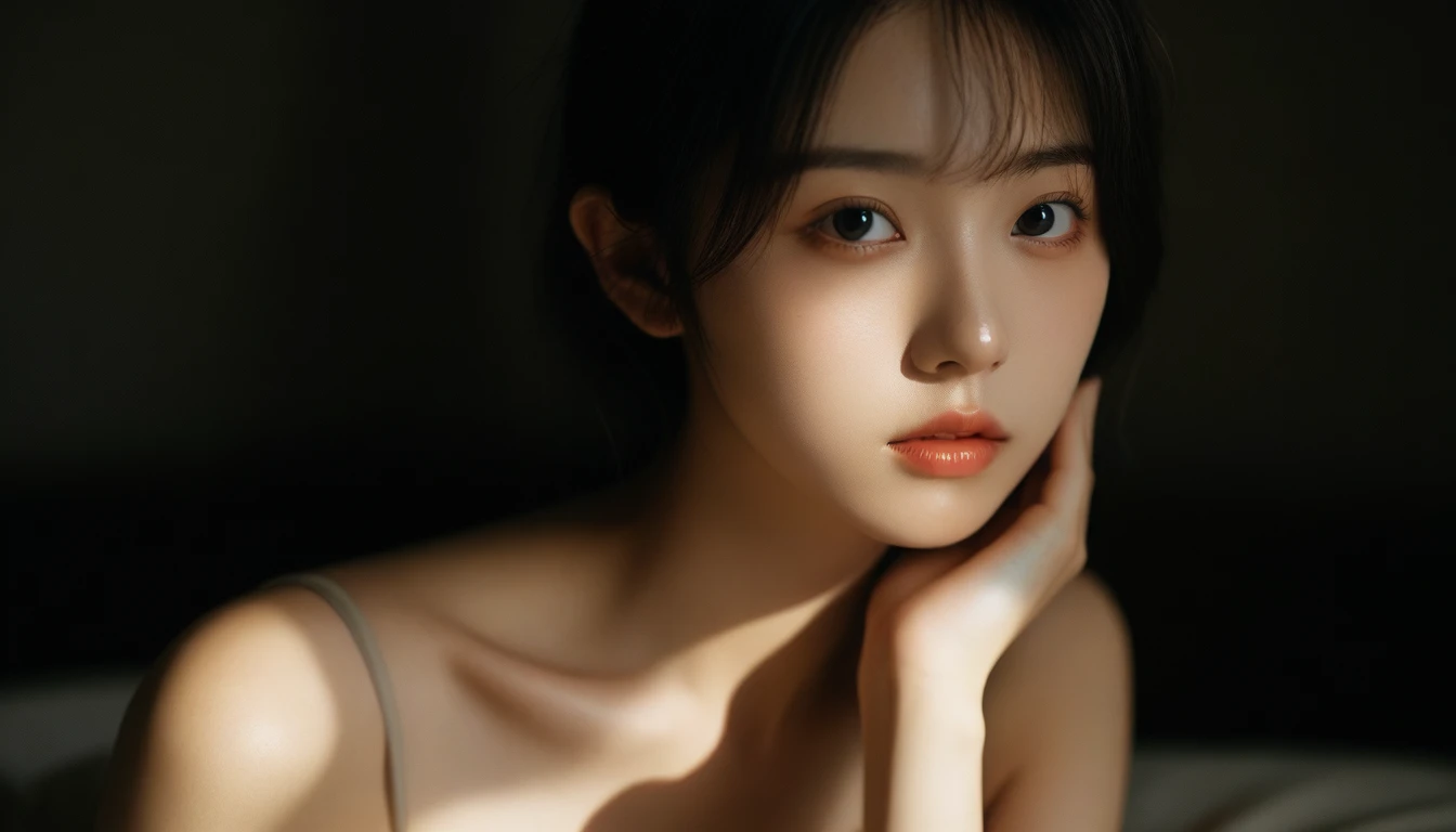 8K, Ultra-high resolution, Highest quality, masterpiece, 三分割法によるphotograph,Surreal, photograph, 1 Girl, (16 years old:1.3), pretty girl, Cute face, Beautiful eyes in every detail, 細かくdetailedに,masterpiece,One Girl:1.2, Japan Female Announcer,cowboy shot,from below,Fearful expression,Black Hair,Messy hair,middle ages, witch,I don't wear a hat,Realistic Skin, Perfect and beautiful face ,完璧でCute face, Skin with attention to detail, Perfect limbs、Narrow waist、Thin legs),Looking at the audience、beauty,Long neck、(((Ideal body type))),A cup small breasts :2,Portraiture:2,Perfect Anatomy,鮮明なdetailed,detailed,Surreal,Light and shadow,darkness